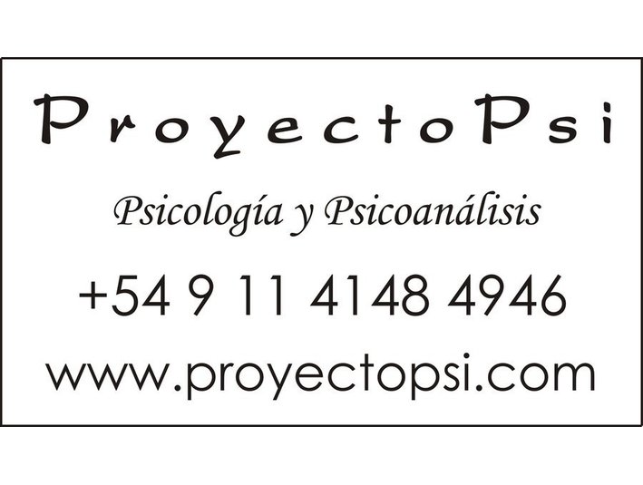 Psicólogo - Psicoanalista - +54911 4148 4946 - Psicologos & Psicoterapia