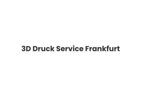 3D Druck Service Frankfurt - Print Services