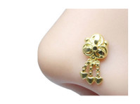 Gold Nose Pin - Panjab Jewelry (1) - Jewellery