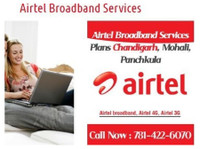 Airtel Broadband in Chandigarh (3) - Интернет Провайдеры
