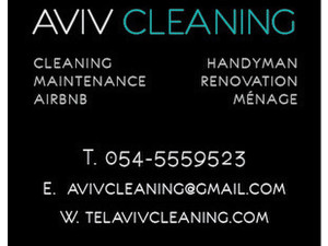 Aviv Cleaning Services 054-5559523 Tel Aviv Cleaning Service - Cleaners & Cleaning services