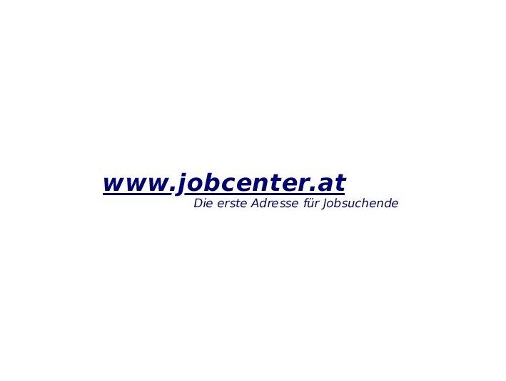 Jobcenter.at - Stellenmarkt - Job-Portale