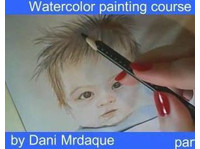 Walking on watercolor clouds-watercolor painting lessons (4) - Онлајн курсеви