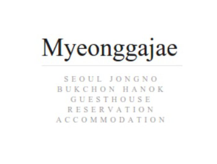 Myeonggajae | Guesthouse Accomodations - Hotels & Hostels