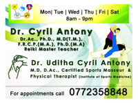 Cyril Antony Sports & Health Centre (2) - Acupuncture