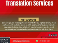 Full time translation services (1) - Traductions