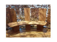 Natural Garden Benches (2) - Furniture