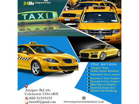 Airport Taxi Chelmsford - ٹیکسی کی کمپنیاں