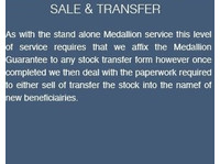 Medallion Signature Guarantee (2) - Business & Networking
