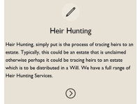 Fleetwood Heir Hunting Services Ltd (3) - Consultancy
