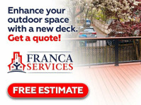 Franca Services - Painting & Siding, Decks & Roofing (1) - بلڈننگ اور رینوویشن