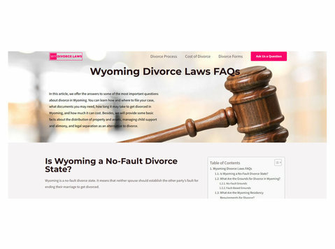 WYDivorceLaws - Právník a právnická kancelář