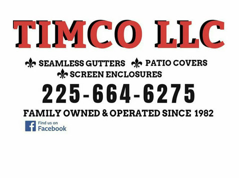 Timco Gutters & Patio Covers Llc - Cleaners & Cleaning services