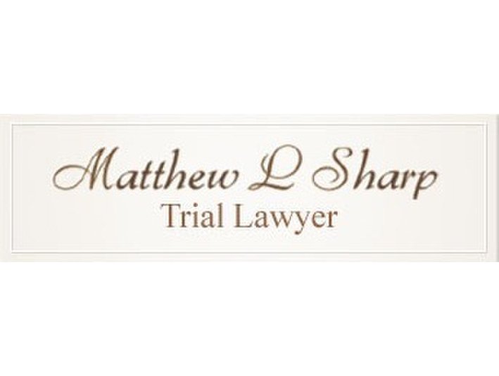 Law Office of Matthew L. Sharp - Lawyers and Law Firms