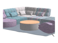 Modern Recliner Sofa & Chair (3) - Móveis