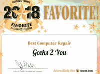Geeks 2 You Computer Repair - Tucson (1) - Magasins d'ordinateur et réparations