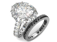 Cathedral Engagement Ring Setting - Bez Ambar (5) - Κοσμήματα