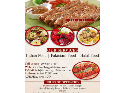 Pakistani Food Aurora | Bombay Bar & Grill - Restaurantes