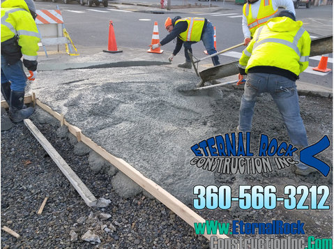 Eternal Rock Sidewalk Driveway Patio Retaining Wall - Construction Services