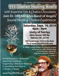 111 Tibetan Healing Bowls, Essential Oils & Chocolate in Fairfax, Va