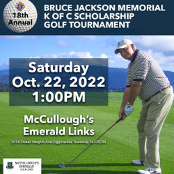 18th Annual Bruce Jackson - Knights of Columbus Scholarship Golf Tournament