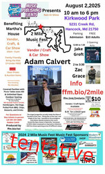 2 Mile Music Fest and Craft and Car Show ~ feat Adam Calvert