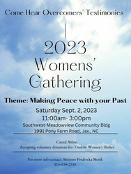 2023 Women's Gathering: Making Peace with your Past