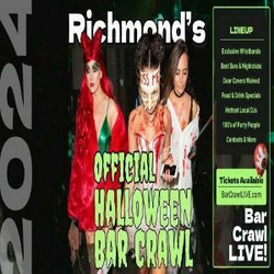 2024 Official Halloween Bar Crawl Richmond Bar Crawl Live 3 Dates
