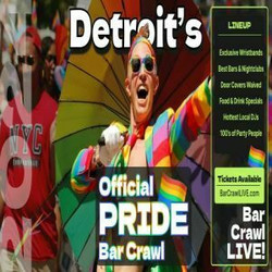 2024 Official Pride Bar Crawl Detroit Lgbtq+ Bar Event Bar Crawl Live