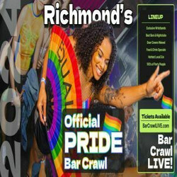 2024 Official Pride Bar Crawl Richmond Lgbtq+ Bar Event Bar Crawl Live