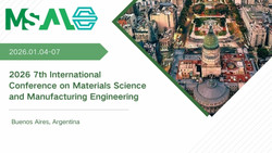 2026 7th International Conference on Materials Science and Manufacturing Engineering (msme 2026)