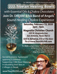 222 Healing Bowls, Essential Oils and Chocolate Experience in San Antonio, Tx