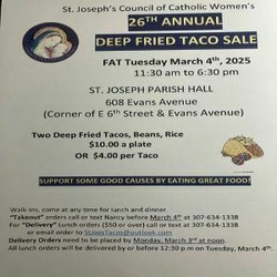 26th Annual Deep Fried Taco Sale