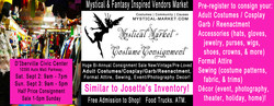 Mystical Market and Costume Consignment Sale: Fall 2023