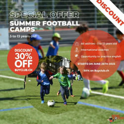 30% Off Summer Football Camps!