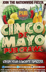 3rd Annual Cinco de Mayo Pub Crawl Arlington - May 2020