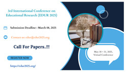 3rd International Conference on Educational Research (edur 2025)