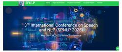 3rd International Conference on Speech and Nlp (spnlp 2025)