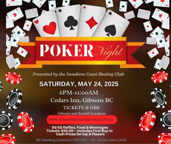 5th Annual Poker Night Fundraiser with The Sunshine Coast Skating Club