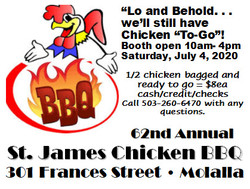 62nd Annual 4th of July St. James Chicken Bbq