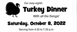 68th Annual Turkey Dinner