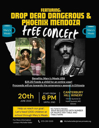 6th Annual Free Concert to Benefit Mary's Meals Usa
