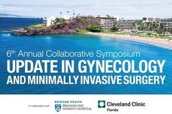 6th Annual Symposium: Update in Gynecology & Minimally Invasive Surgery