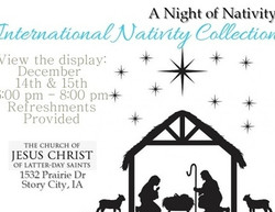 A Night of Nativity Display
