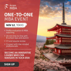Access Mba, One-to-One event in Tokyo