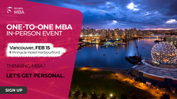 Access Mba in-person event in Vancouver