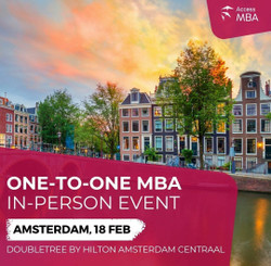 Access Mba in-person event on February 18 in Amsterdam