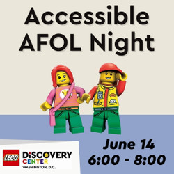 Accessible Adult Fans of Lego Night at Lego Discovery Center Washington, D.c.
