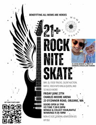 Adults Rock Nite Skate Charity Event to Benefit All Moms Are Heroes