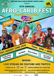 Afro-carib Fest Online 2020 - Saturday August 22, 2020
